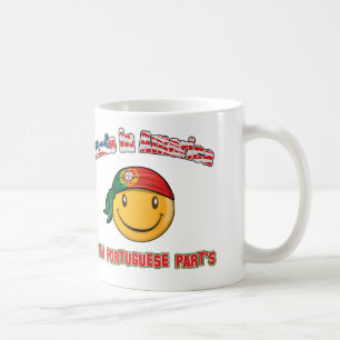 Gemacht in Amerika mit portugiesischem Teil Kaffeetasse