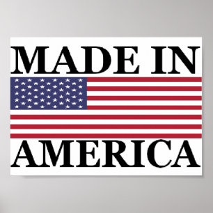 GEMACHT IN AMERIKA POSTER