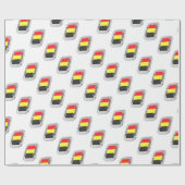 Gemacht in Belgien Geschenkpapier (Flach)