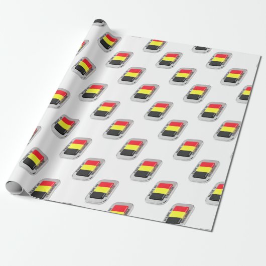 Gemacht in Belgien Geschenkpapier (Ungerollt)