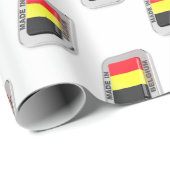 Gemacht in Belgien Geschenkpapier (Rolleneckpunkt)