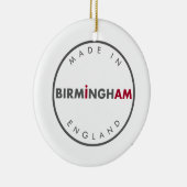 Gemacht in Birmingham-Verzierung Keramik Ornament (Rechts)