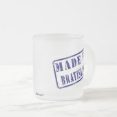 Gemacht in Bratislava Mattglastasse (VorderseiteRechts)