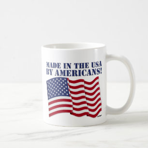 GEMACHT IN DEN USA DURCH AMERIKANER! KAFFEETASSE
