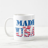 Gemacht in den USA Kaffeetasse (Links)