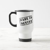 Gemacht in Denver Reisebecher (Links)