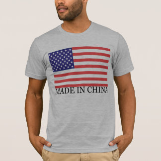 GEMACHT IN DER CHINA-FLAGGE T-Shirt