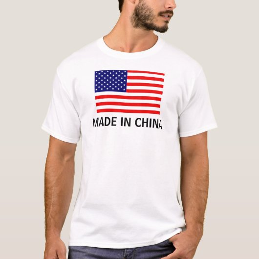GEMACHT IN DER CHINA T-Shirt (Vorderseite)