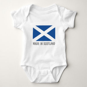 Gemacht in der niedlichen Babykleidung Schottlands Baby Strampler