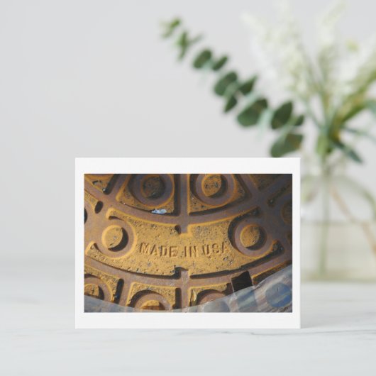 Gemacht in der USA-Postkarte Postkarte (Stehend Vorderseite)