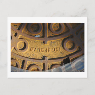 Gemacht in der USA-Postkarte Postkarte