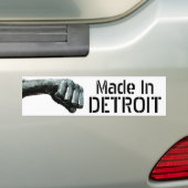 Gemacht in Detroit Autoaufkleber (Auf Auto)