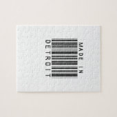 Gemacht in Detroit-Barcode Puzzle (Horizontal)