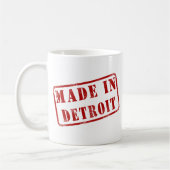Gemacht in Detroit Kaffeetasse (Links)