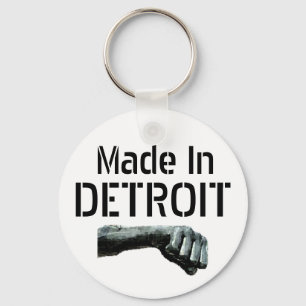 Gemacht in Detroit Schlüsselanhänger