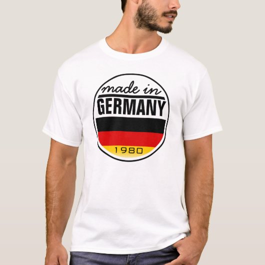 Gemacht in… "Deutschland " T-Shirt (Vorderseite)