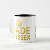 Gemacht in Essex-Tasse - REEM Zweifarbige Tasse (Vorderseite Links)