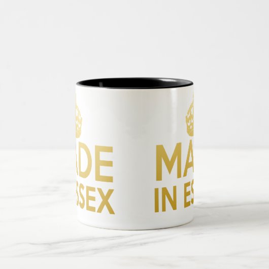 Gemacht in Essex-Tasse - REEM Zweifarbige Tasse (Mittel)