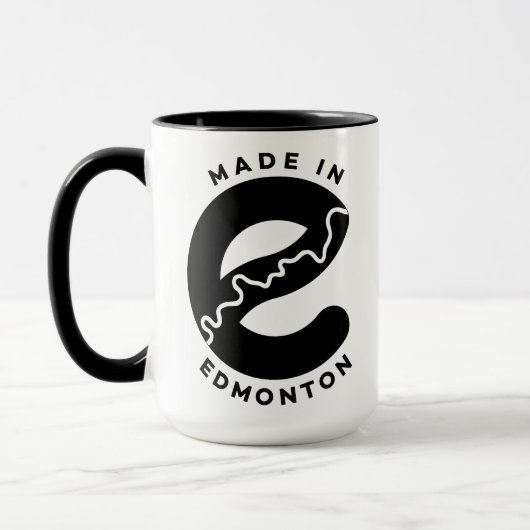 Gemacht in hoher Tasse Edmontons (Links)