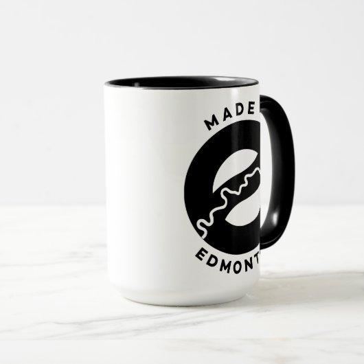 Gemacht in hoher Tasse Edmontons (VorderseiteRechts)