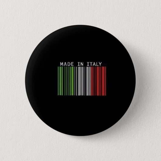 Gemacht in Italien Button (Vorderseite)