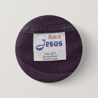 Gemacht in Jesus Button