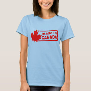 Gemacht in Kanada - das Shirt der weißen Frauen