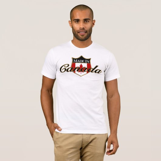 "Gemacht in Kanada" T - Shirt (Vorne ganz)