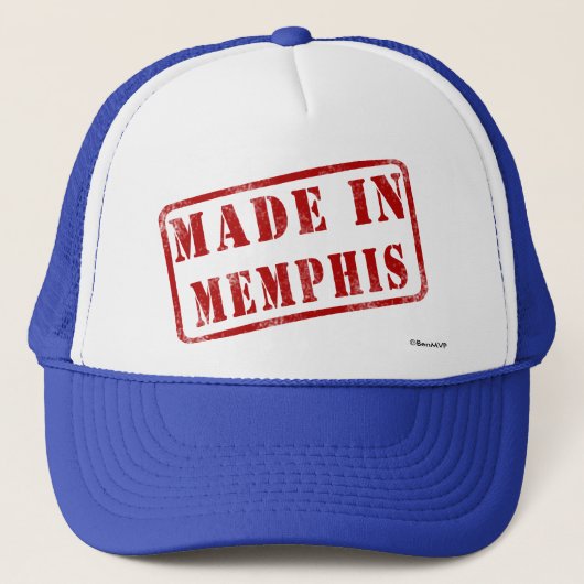 Gemacht in Memphis Truckerkappe (Vorderseite)