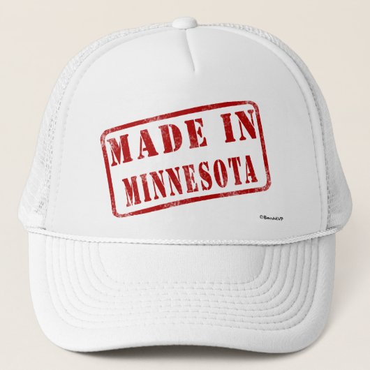 Gemacht in Minnesota Truckerkappe (Vorderseite)