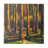 Gemacht in Montana-Grafik auf Kunstfliesen Fliese (Vorderseite)