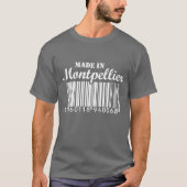 Gemacht in Montpellier T-Shirt (Vorderseite)