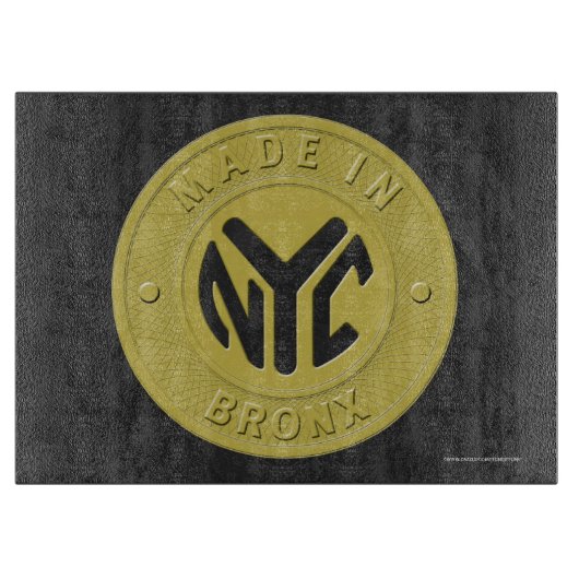 Gemacht in New York Bronx Schneidebrett (Vorderseite)