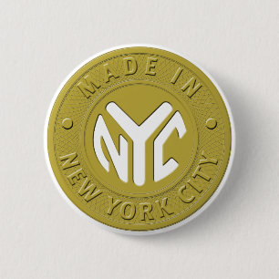 GEMACHT IN NYC Button