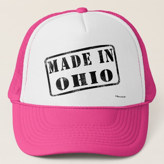 Gemacht in Ohio Truckerkappe (Vorderseite)