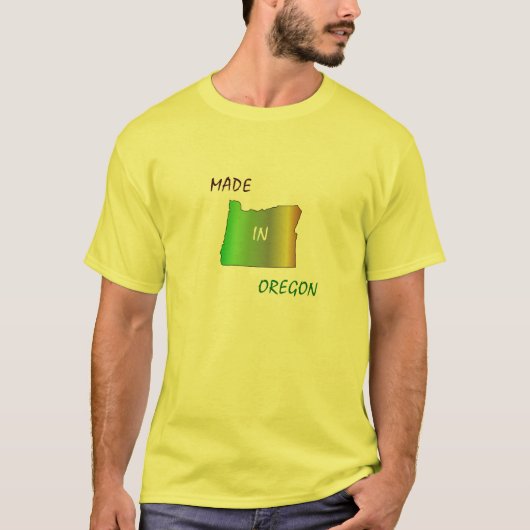 GEMACHT IN OREGON T - Shirt (Vorderseite)