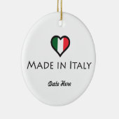 Gemacht in personalisiertem Entwurf Italiens Keramik Ornament (Rechts)