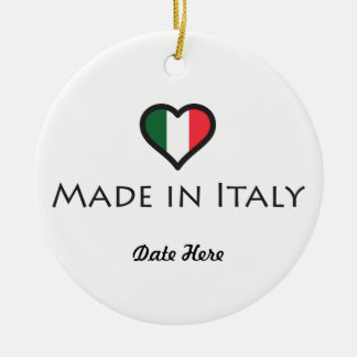 Gemacht in personalisiertem Entwurf Italiens Keramik Ornament