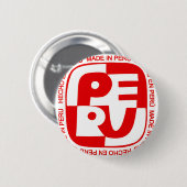 Gemacht in Peru Button (Vorne & Hinten)