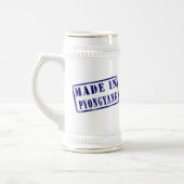 Gemacht in Pjöngjang Bierglas (Links)