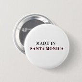 Gemacht in Santa Monica Button (Vorne & Hinten)