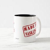 Gemacht in Saskatoon Zweifarbige Tasse (VorderseiteRechts)