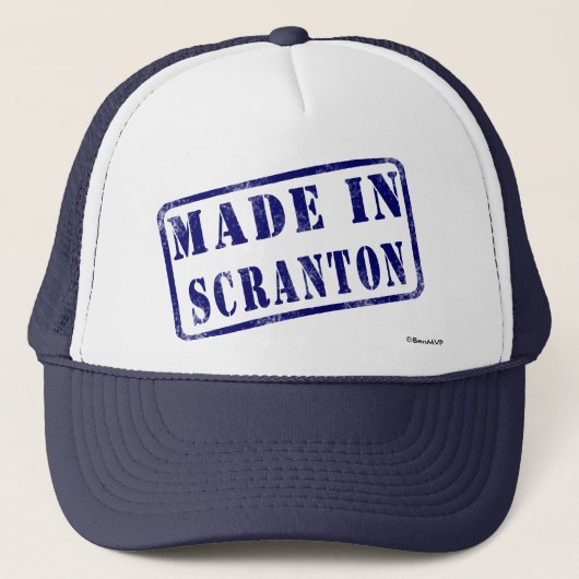 Gemacht in Scranton Truckerkappe (Vorderseite)