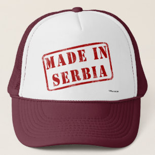 Gemacht in Serbien Truckerkappe