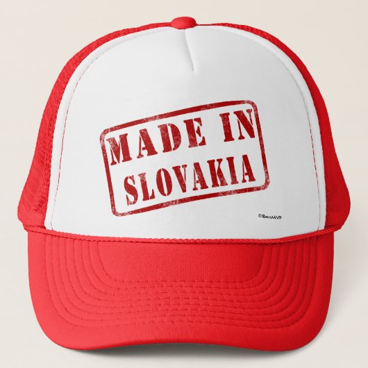 Gemacht in Slowakei Truckerkappe (Vorderseite)