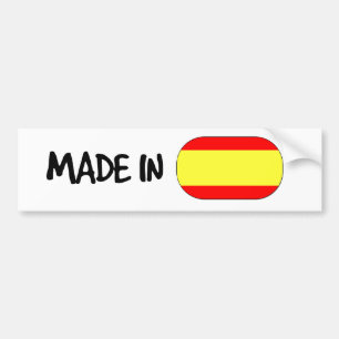 Gemacht in Spanien-Autoaufkleber Autoaufkleber