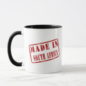 Gemacht in Südafrika Tasse (Links)