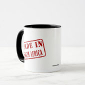 Gemacht in Südafrika Tasse (Vorderseite Links)