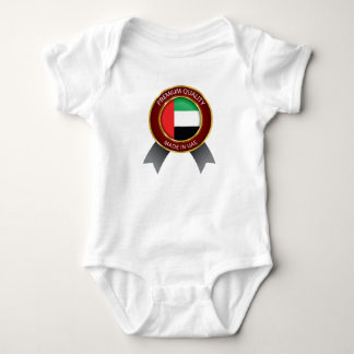 Gemacht in UAE, abstrakte UAE-Flagge, vereinigter Baby Strampler