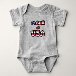 Gemacht in USA Baby Strampler